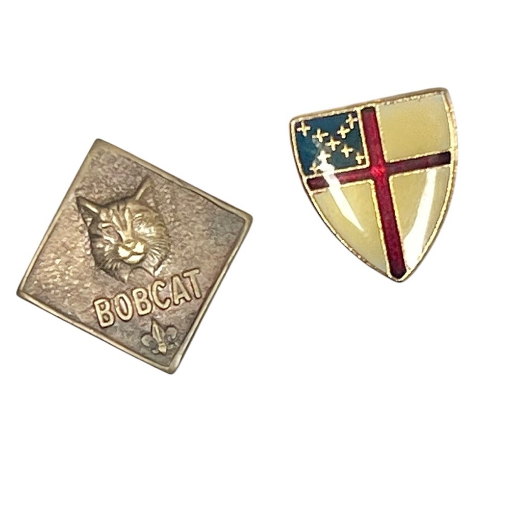 Vintage Boy Scouts of America Collectible Pins Bobcat